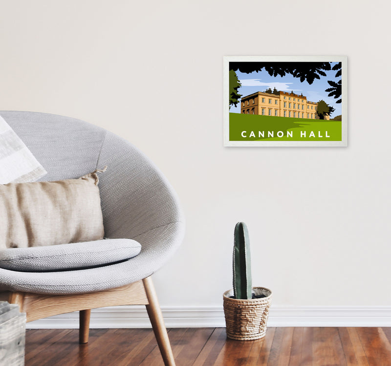 Cannon Hall by Richard O'Neill A3 Oak Frame