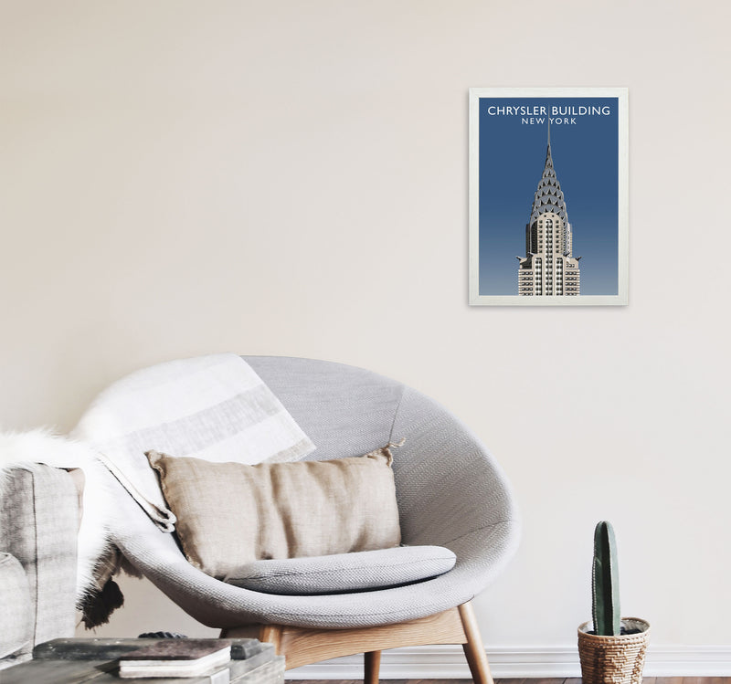 Chrysler Building by Richard O'Neill A3 Oak Frame