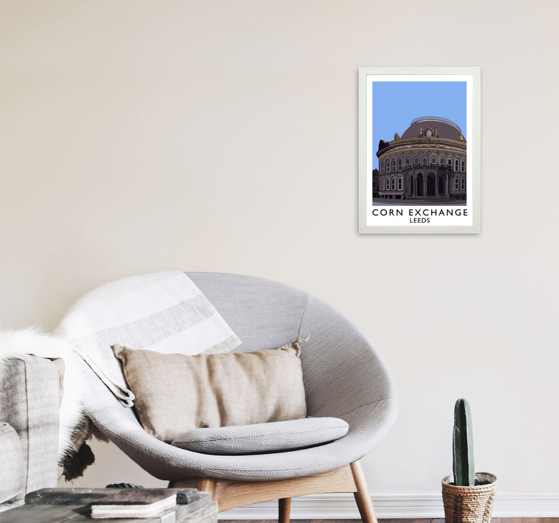 Corn Exchange Portrait by Richard O'Neill A3 Oak Frame