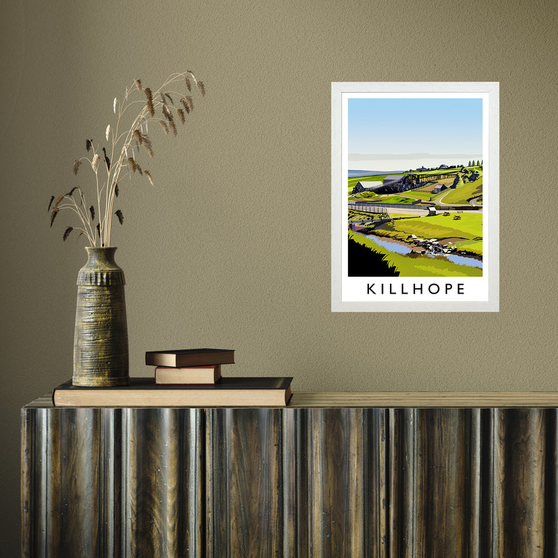 Killhope portrait by Richard O'Neill A3 White Frame