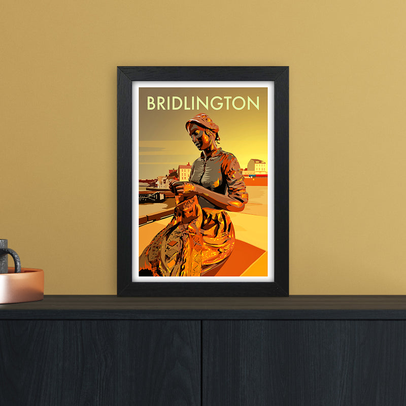 Bridlington 2 Travel Art Print by Richard O'Neill A4 White Frame