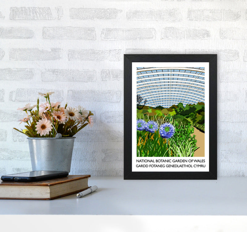 National Botanic Garden Of Wales by Richard O'Neill A4 White Frame