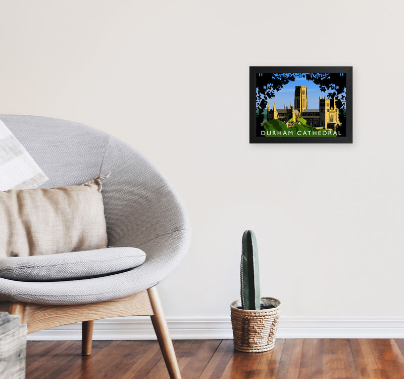 Durham Cathedral by Richard O'Neill A4 White Frame