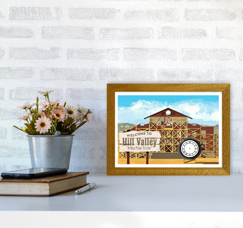 Hill Valley 1885 Art Print by Richard O'Neill A4 Print Only