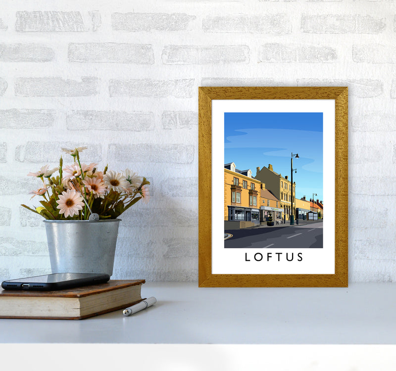 Loftus 3 Portrait Art Print by Richard O'Neill A4 Print Only