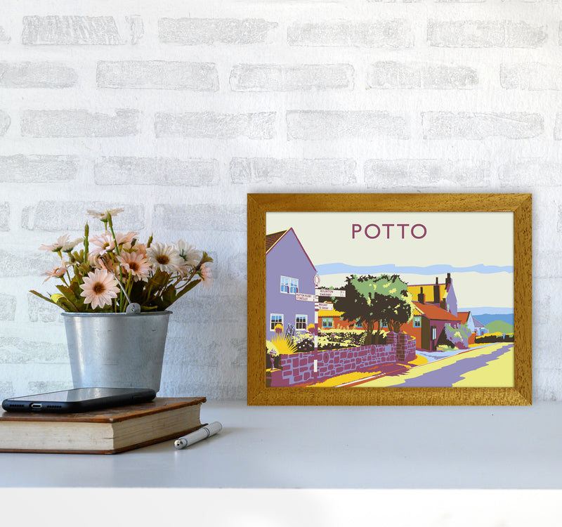 Potto Travel Art Print by Richard O'Neill A4 Print Only