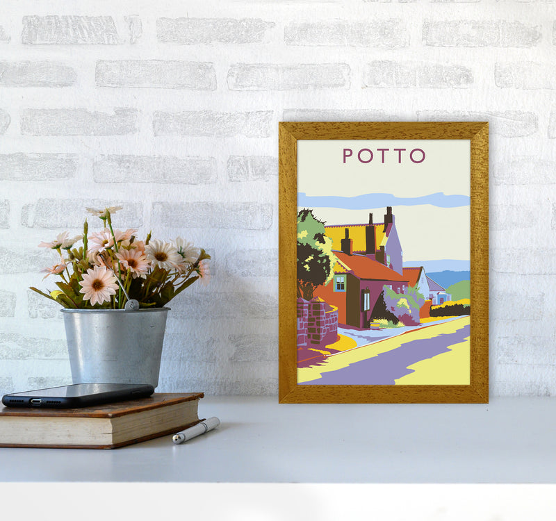 Potto portrait Travel Art Print by Richard O'Neill A4 Print Only