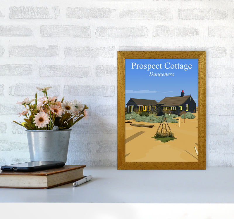 Prospect Cottage portrait Travel Art Print by Richard O'Neill A4 Print Only