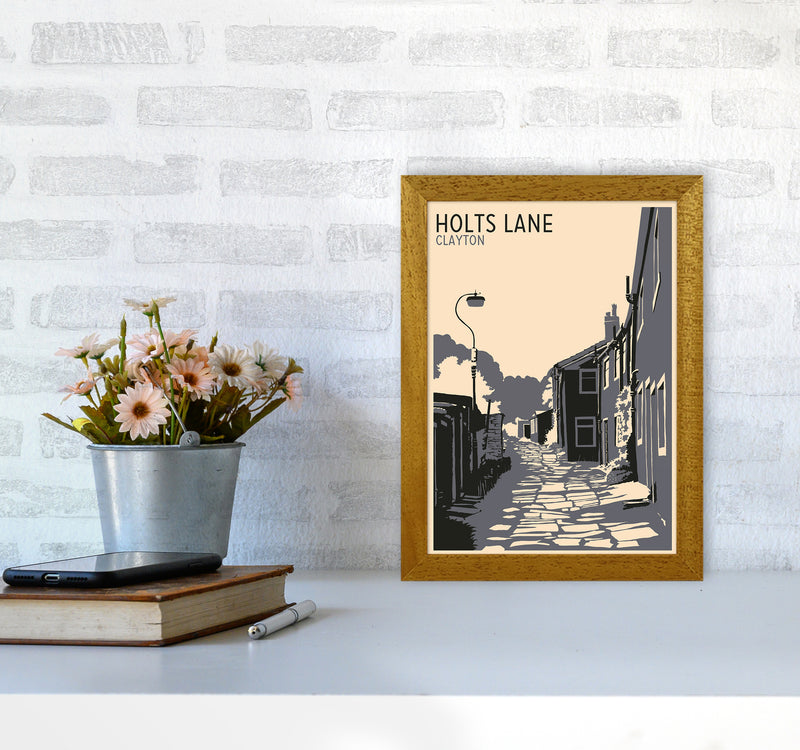 Holts Lane, Clayton Travel Art Print by Richard O'Neill A4 Print Only