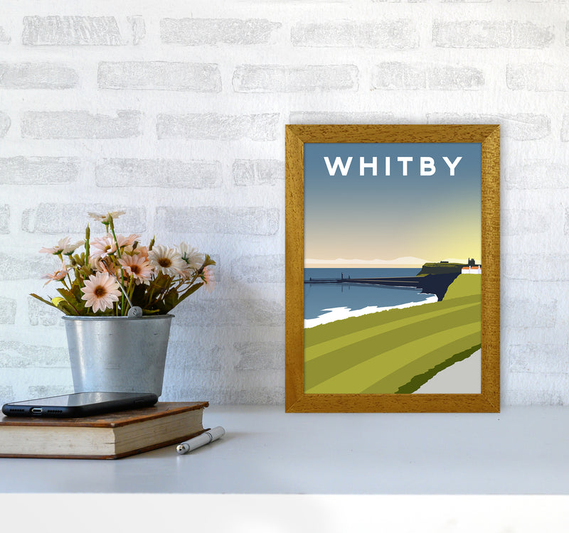 Whitby 5 portrait Travel Art Print by Richard O'Neill A4 Print Only