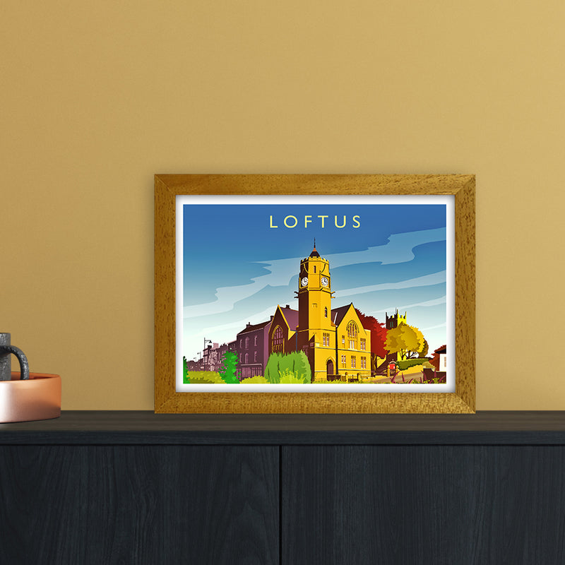 Loftus 2 Travel Art Print by Richard O'Neill A4 Print Only