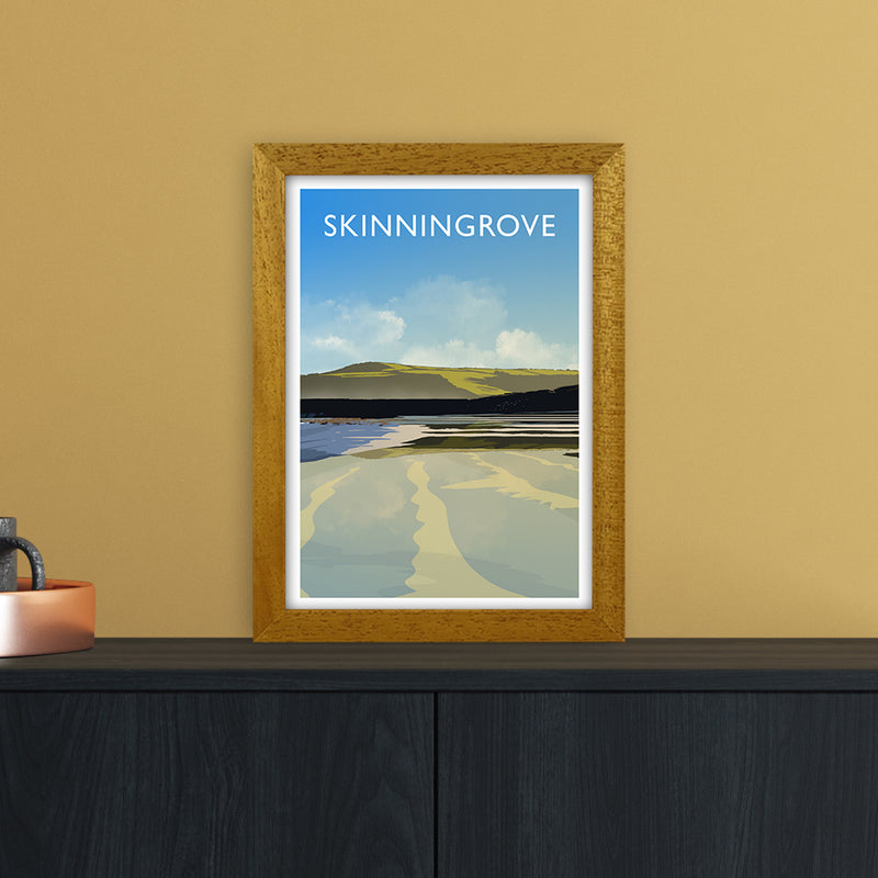 Skinningrove 2 Portrait Travel Art Print by Richard O'Neill A4 Print Only