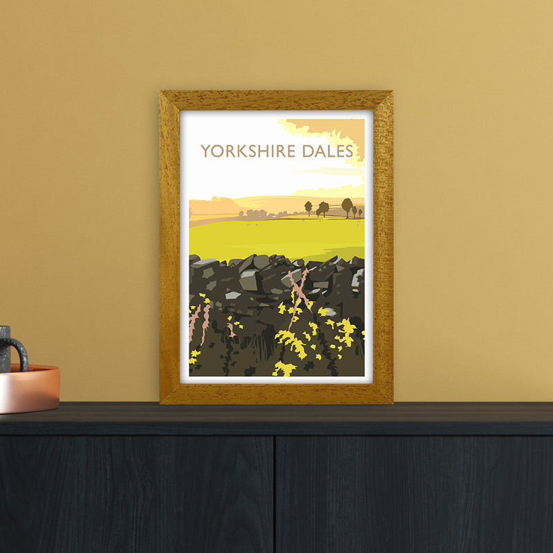 Yorkshire Dales Portrait Travel Art Print by Richard O'Neill A4 Print Only