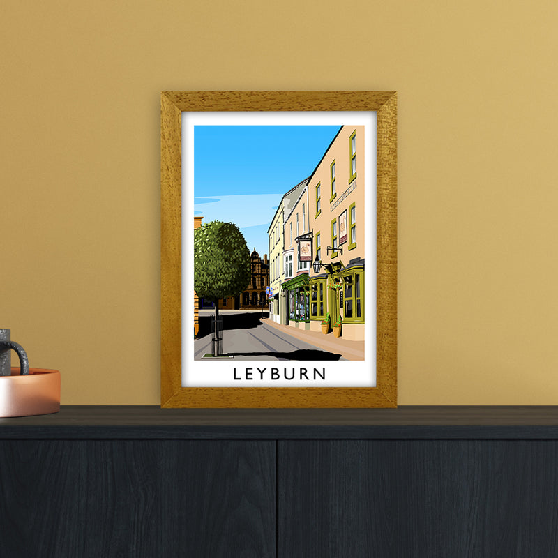 Leyburn 3 portrait Travel Art Print by Richard O'Neill A4 Print Only