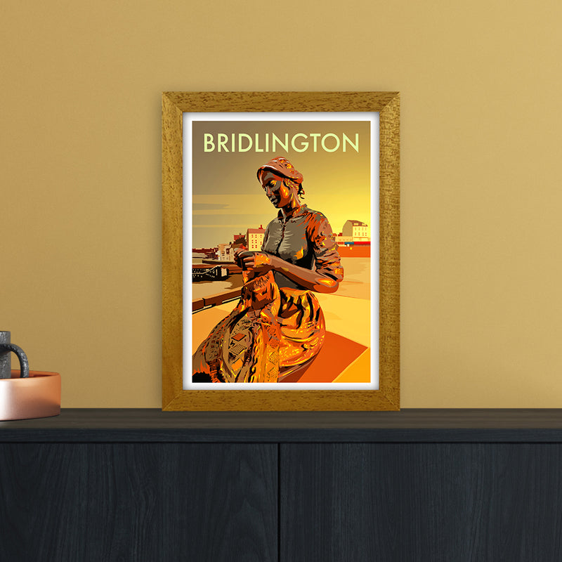 Bridlington 2 Travel Art Print by Richard O'Neill A4 Print Only