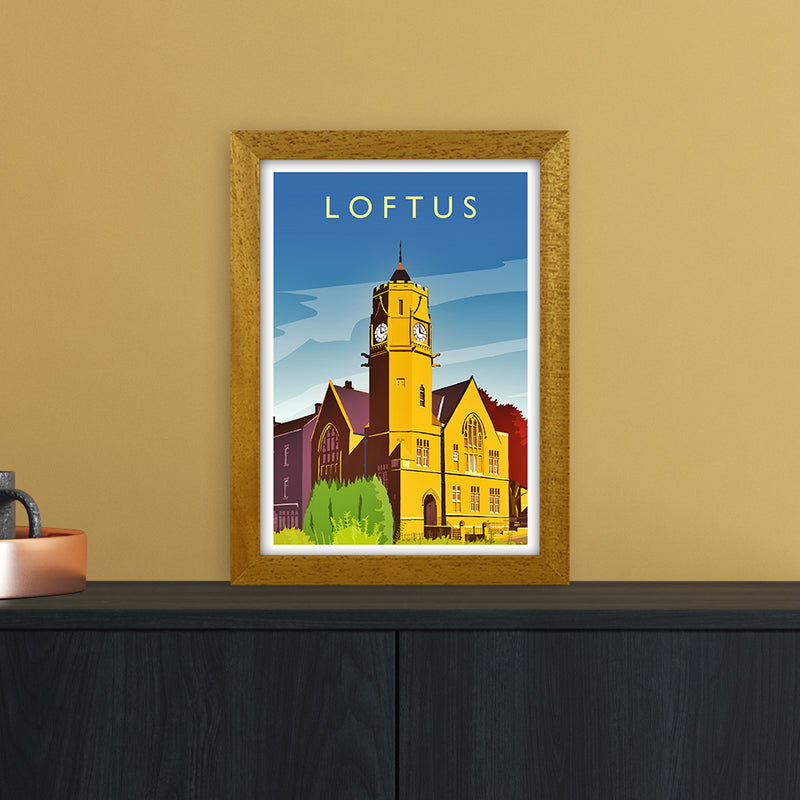 Loftus 2 Portrait Travel Art Print by Richard O'Neill A4 Print Only