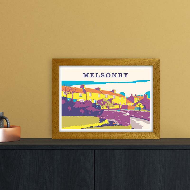 Melsonby Travel Art Print by Richard O'Neill A4 Print Only