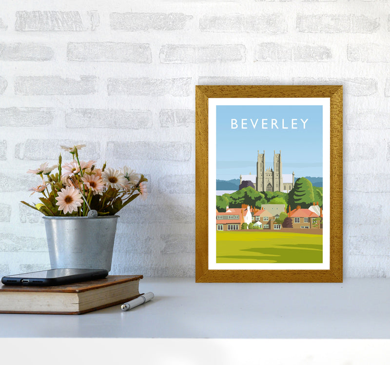 Beverley 3 portrait Travel Art Print by Richard O'Neill A4 Print Only