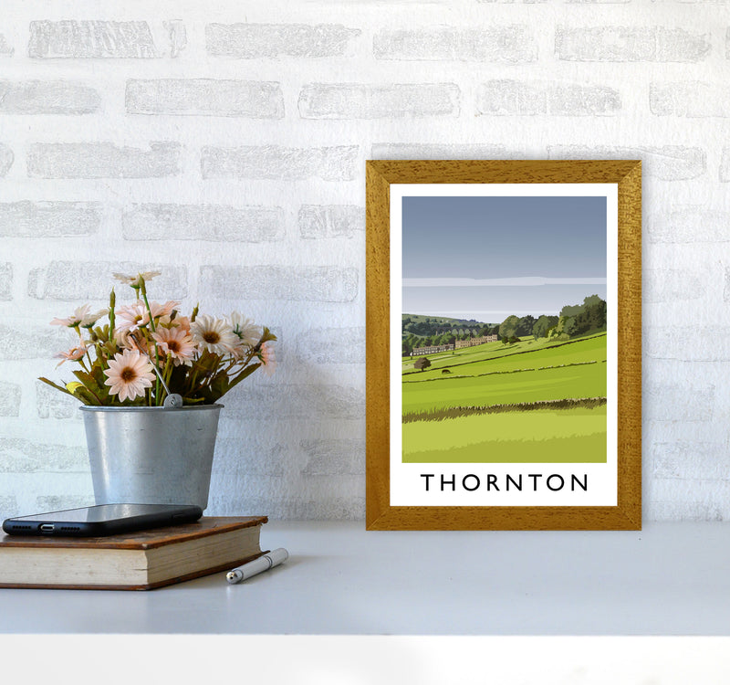 Thornton portrait Travel Art Print by Richard O'Neill A4 Print Only