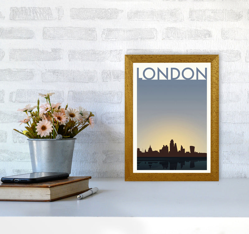 London 4 (Day) Travel Art Print by Richard O'Neill A4 Print Only