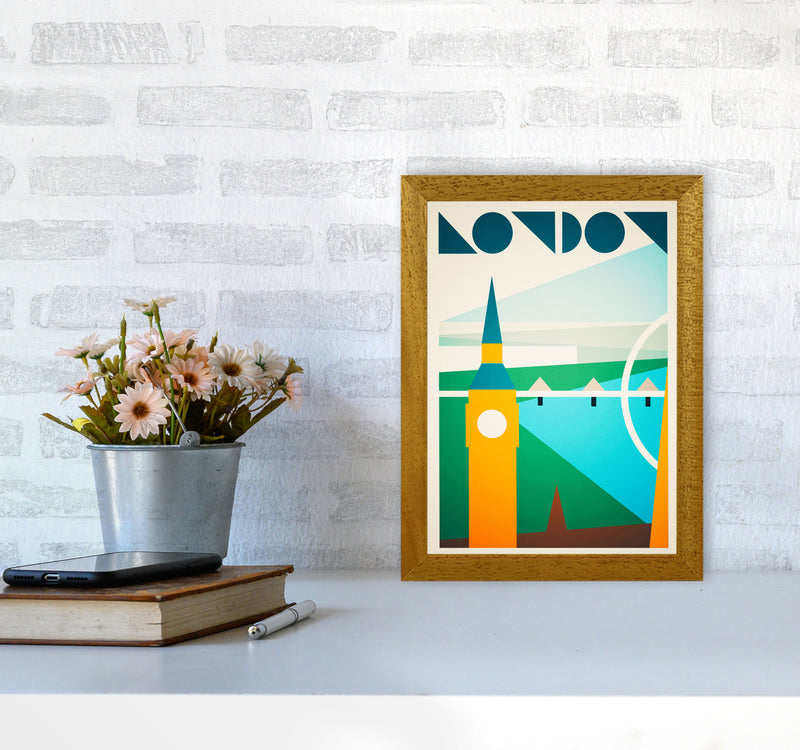 London 5 Travel Art Print by Richard O'Neill A4 Print Only