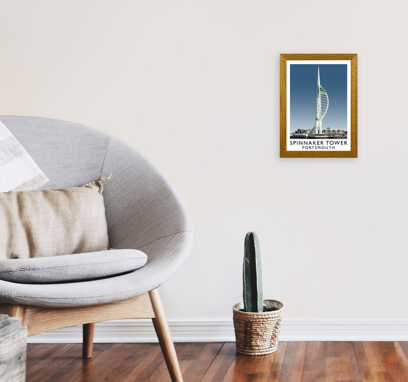 Spinnaker Tower by Richard O'Neill A4 Print Only