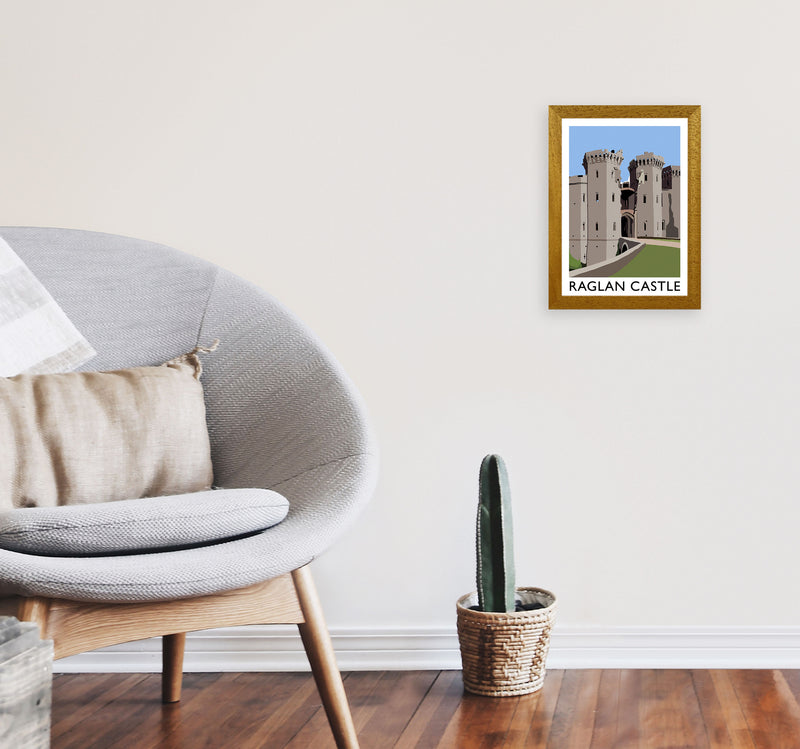 Raglan Castle by Richard O'Neill A4 Print Only