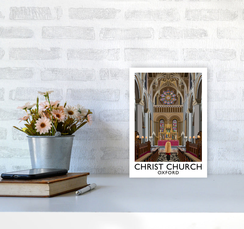 Christ Church Oxford by Richard O'Neill A4 Black Frame