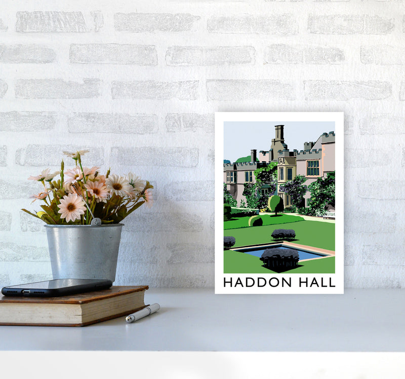 Haddon Hall by Richard O'Neill A4 Black Frame