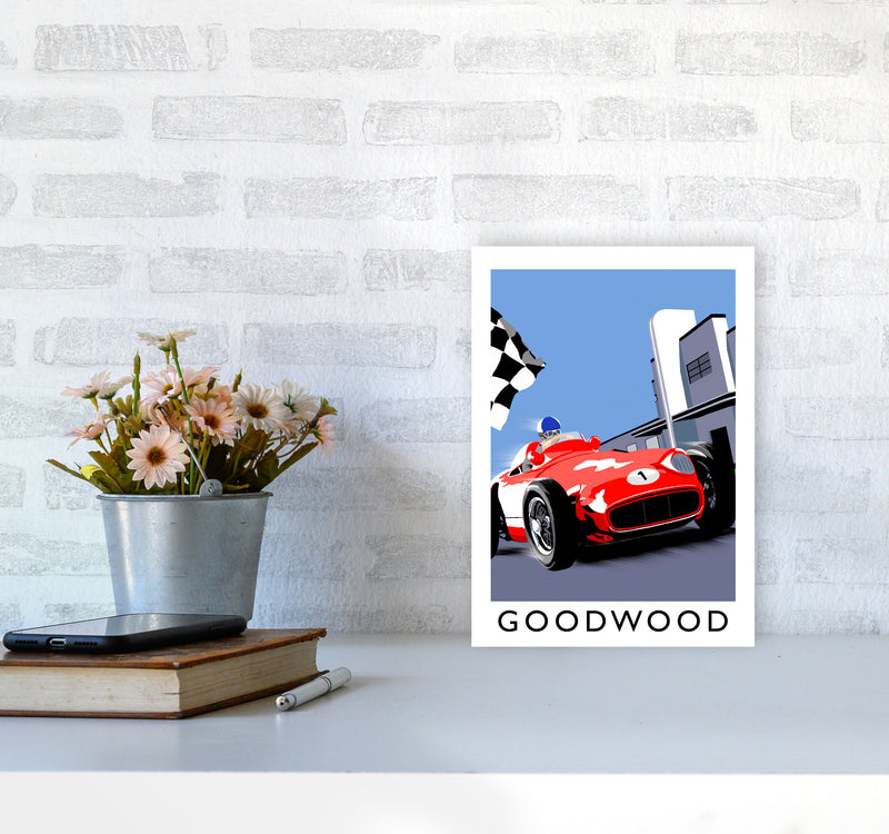 Goodwood by Richard O'Neill A4 Black Frame