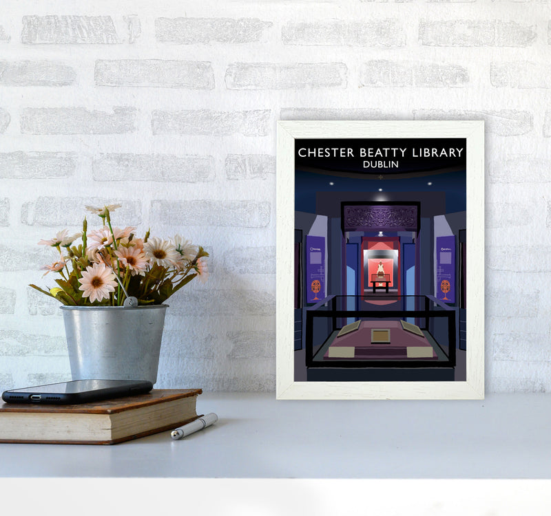 Chester Beatty Library by Richard O'Neill A4 Oak Frame