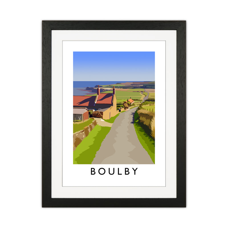 Boulby 2 Portrait Art Print by Richard O'Neill Black Grain