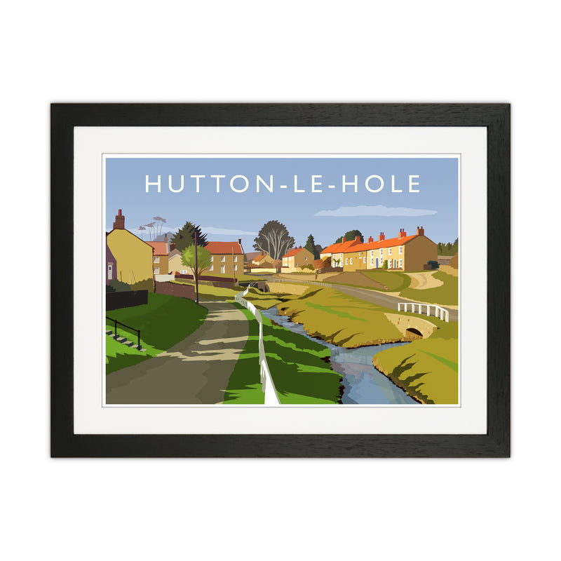 Hutton-Le-Hole Art Print by Richard O'Neill Black Grain
