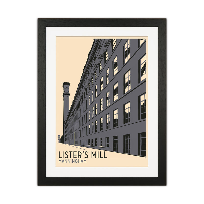 Lister's Mill, Manningham Travel Art Print by Richard O'Neill Black Grain