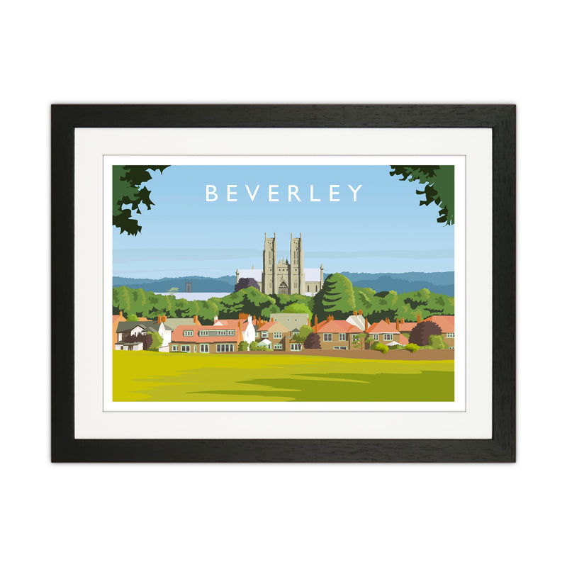 Beverley 3 Travel Art Print by Richard O'Neill Black Grain
