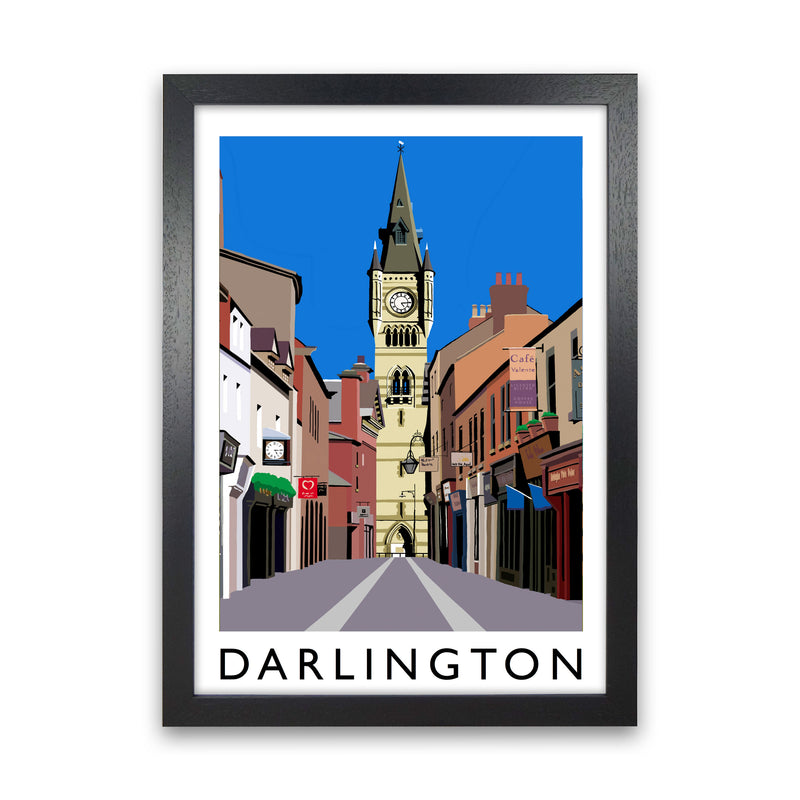 Darlington Art Print by Richard O'Neill Black Grain