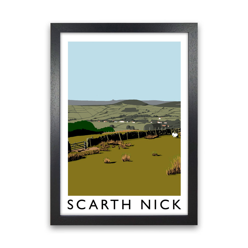 Scarth Nick Art Print by Richard O'Neill Black Grain