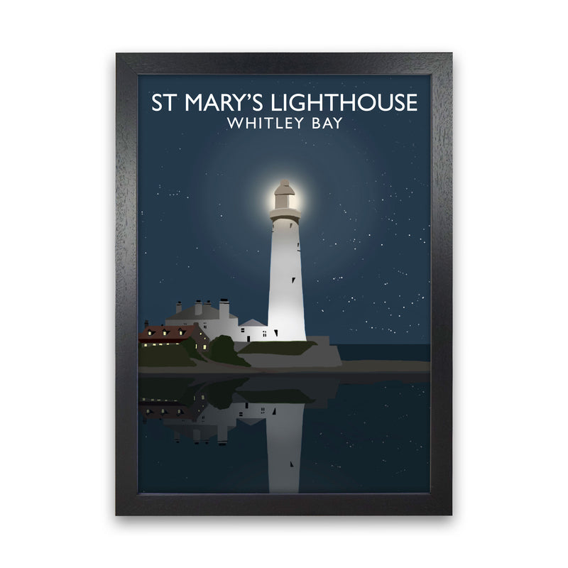 St. Mary's Lighthouse by Richard O'Neill Black Grain