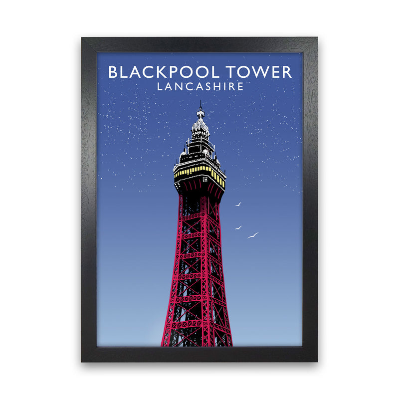 Blackpool Tower by Richard O'Neill Black Grain