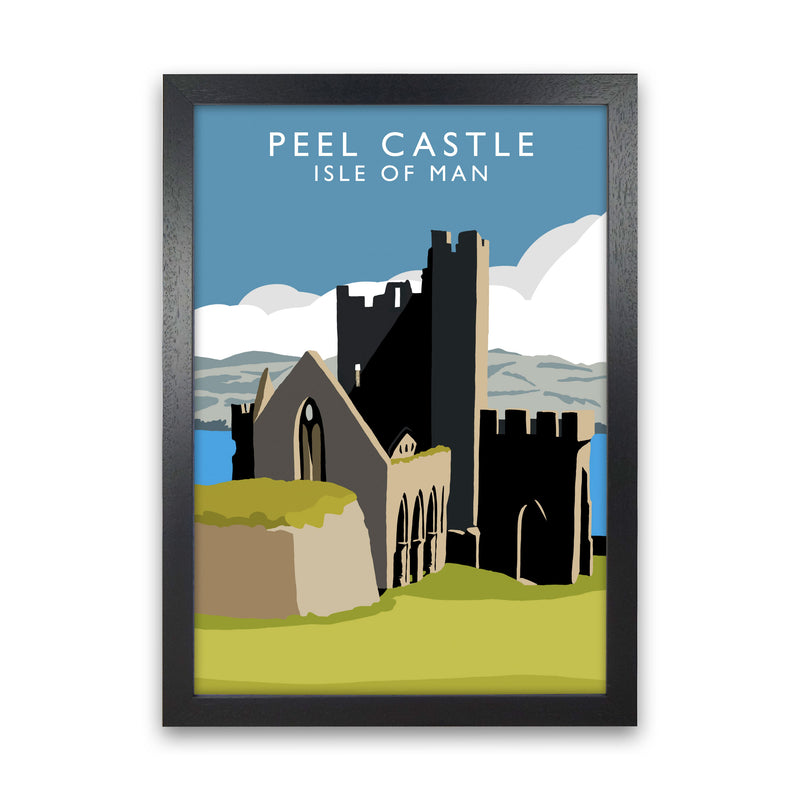 Peel Castle by Richard O'Neill Black Grain