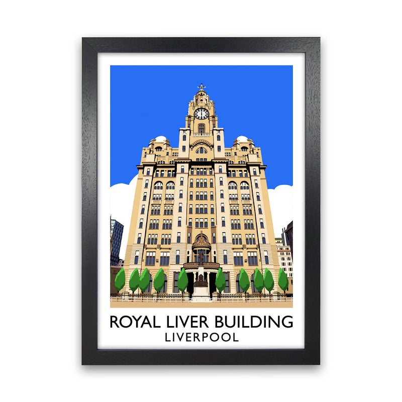 Royal Liver Building by Richard O'Neill Black Grain
