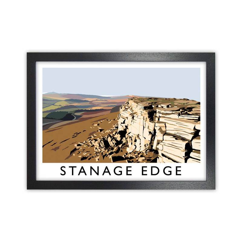Stanage Edge by Richard O'Neill Black Grain