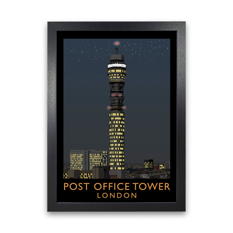 Post Office Tower by Richard O'Neill Black Grain
