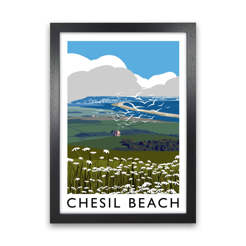 Chesil Beach by Richard O'Neill Black Grain