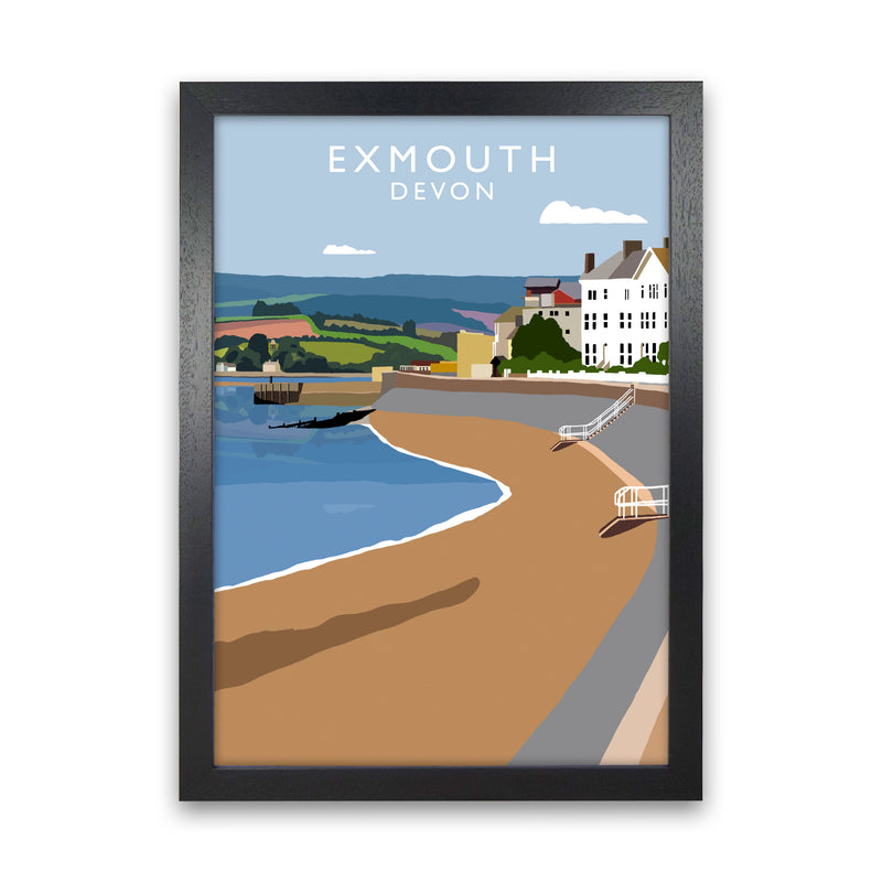Exmouth Devon Art Print by Richard O'Neill Black Grain