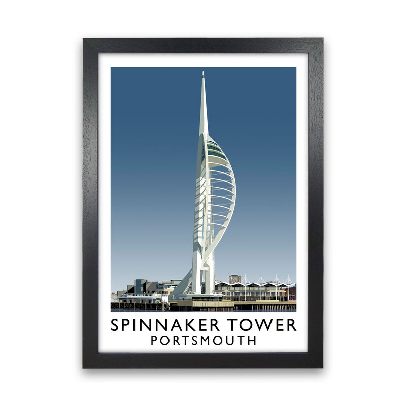 Spinnaker Tower by Richard O'Neill Black Grain