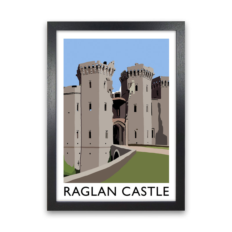 Raglan Castle by Richard O'Neill Black Grain