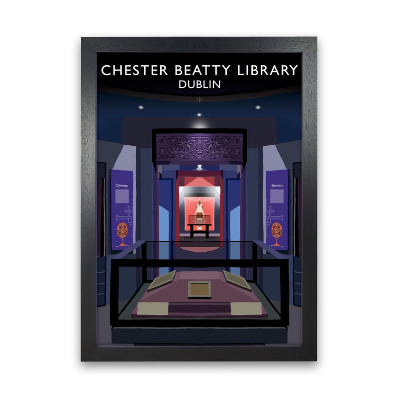 Chester Beatty Library by Richard O'Neill Black Grain