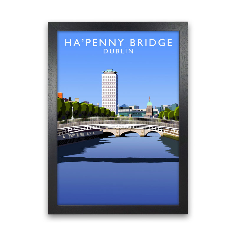 Ha'Penny Bridge by Richard O'Neill Black Grain