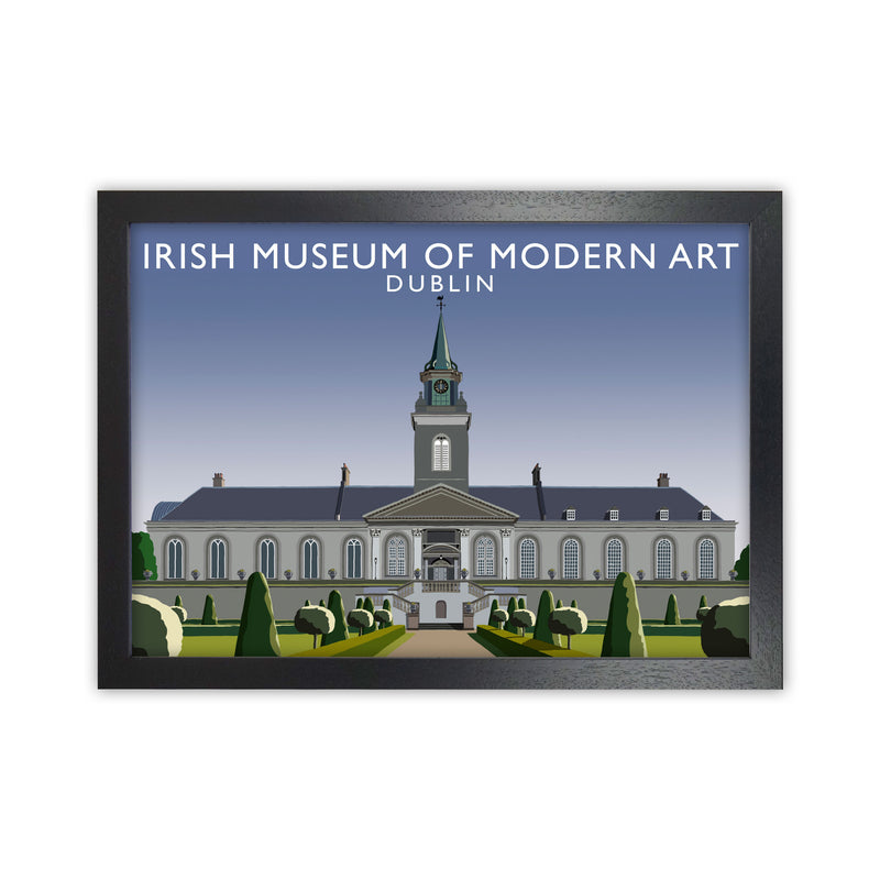 Irish Museum of Modern Art Dublin Art Print by Richard O'Neill Black Grain